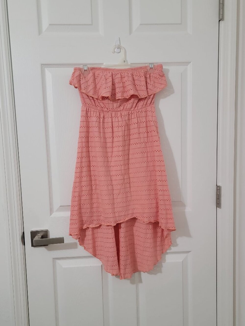 Delia's Women's Coral Strapless Dress